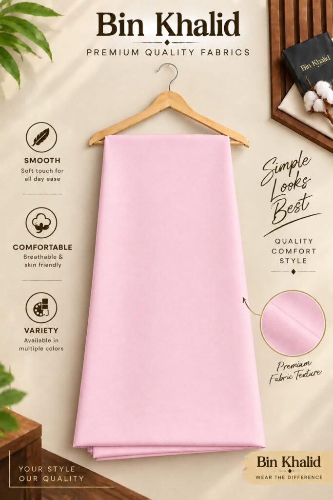 Bin Khalid Wash & Wear in Blush Pink