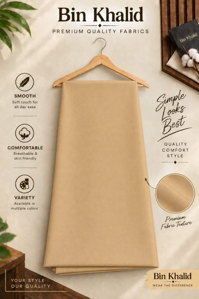 Bin Khalid Wash & Wear in Camel
