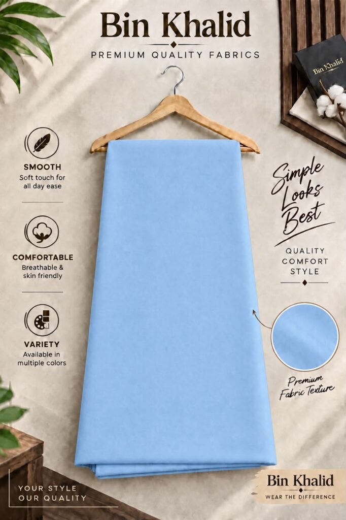 Bin Khalid Wash & Wear in Cornflower Blue