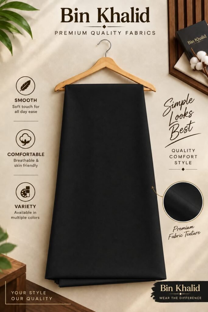Bin Khalid Wash & Wear in Jet Black