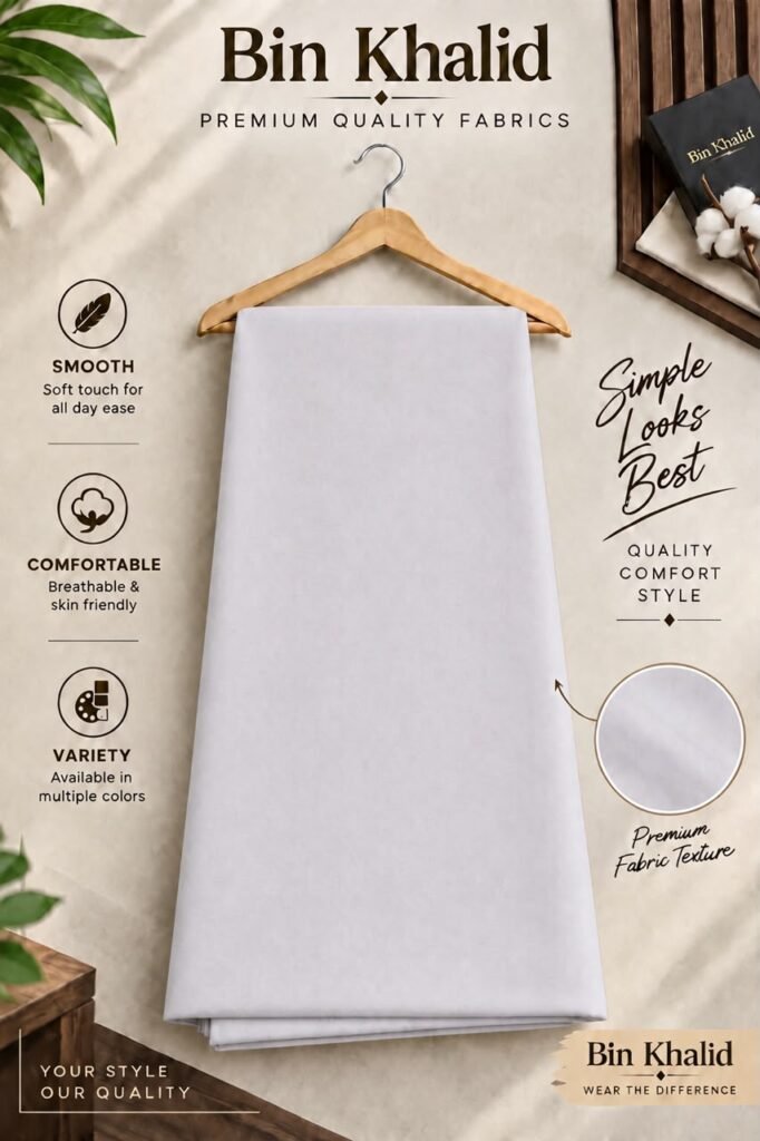 Bin Khalid Wash & Wear in Pearl Grey