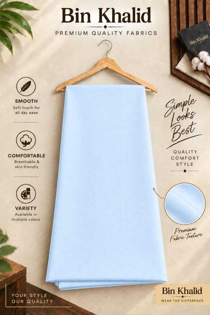 Bin Khalid Wash & Wear in Powder Blue